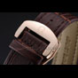 Omega DeVille Brown Dial Gold Case Brown Leather Strap OMG6464 - thumb-4