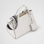 White Prada Monochrome Small Saffiano Bag 1BA156 2ERX F0009 - thumb-2