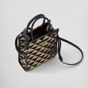 Prada Symbole Embroidered Fabric Mini Bag 1BA355 2FKL F0Y30 - thumb-2