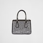 Metal Prada Galleria Satin Mini-bag With Crystals 1BA906 2AWL F063R - thumb-3