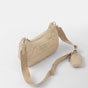 Prada Desert Beige Padded Re-nylon Shoulder Bag 1BC151 RDJN F0F24 - thumb-2