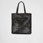 Prada Black Raffia tote bag 1BG393 2A2T F0002 - thumb-3