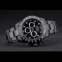 Rolex Daytona Black Ion Plated Tachymeter Black Stainless Steel Strap Black Dial RL6624 - thumb-2