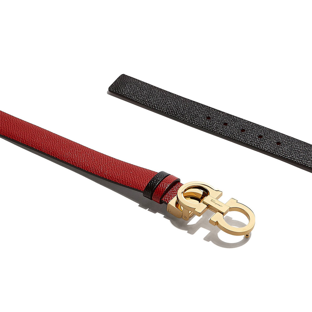 Ferragamo Medium Double Gancio Belt 23A565 674556 - Photo-3