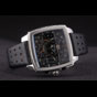 Tag Heuer Monaco Mikrograph Black Leather Strap Black Dial TG6666 - thumb-2