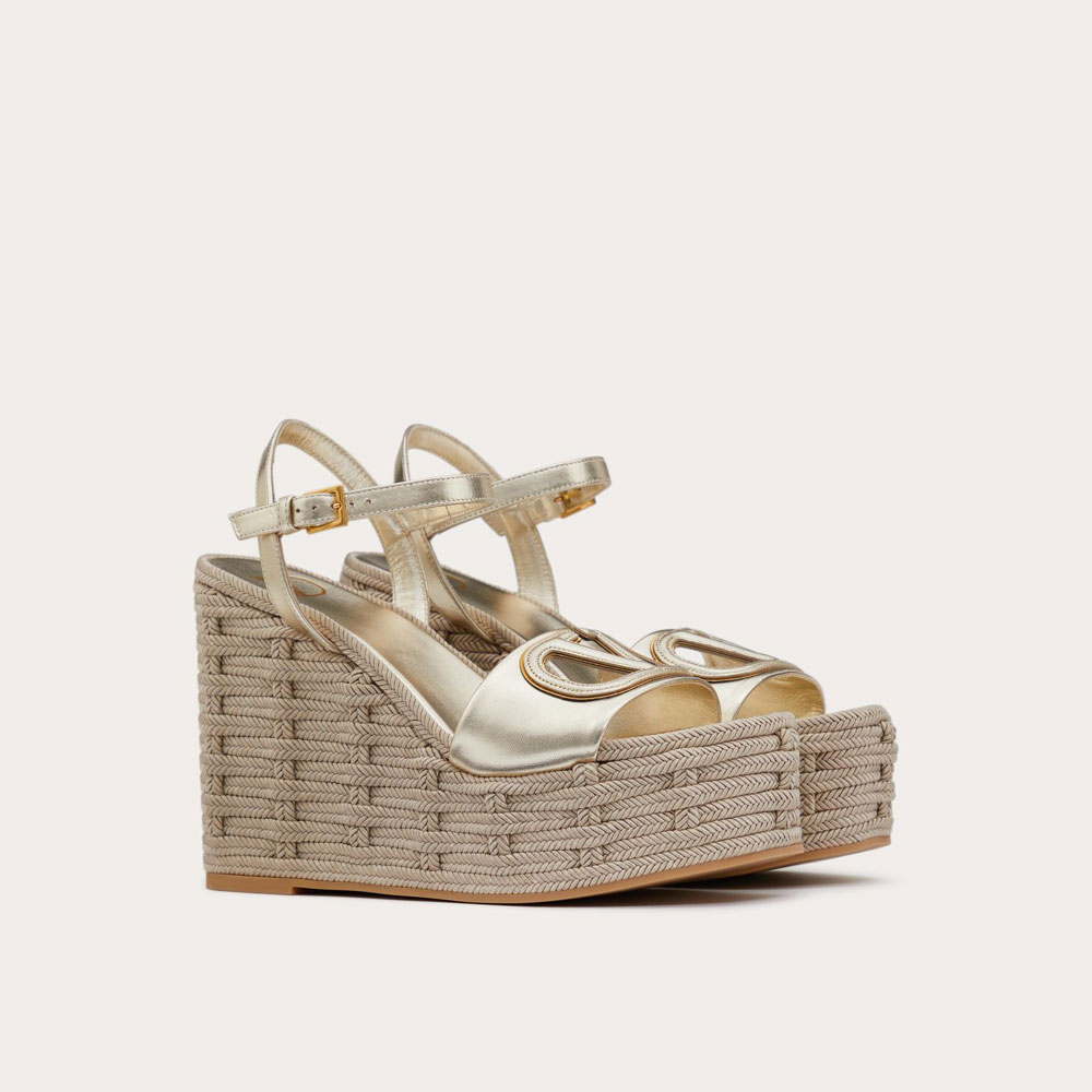 Valentino Vlogo Cut-out Wedge Sandal 4W2S0IJ6KPZ YH4