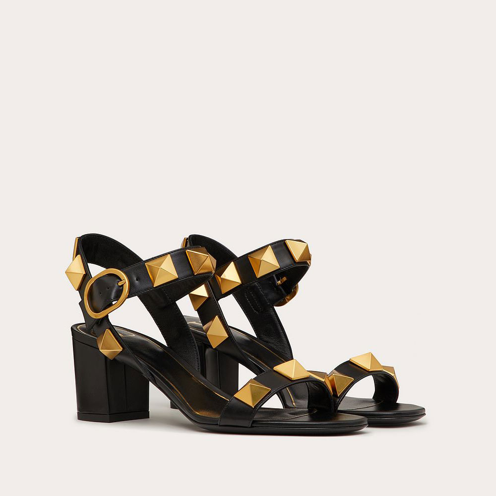 Valentino Garavani Roman Stud Calfskin Sandal XW2S0CR2ZWM0NO - Photo-2