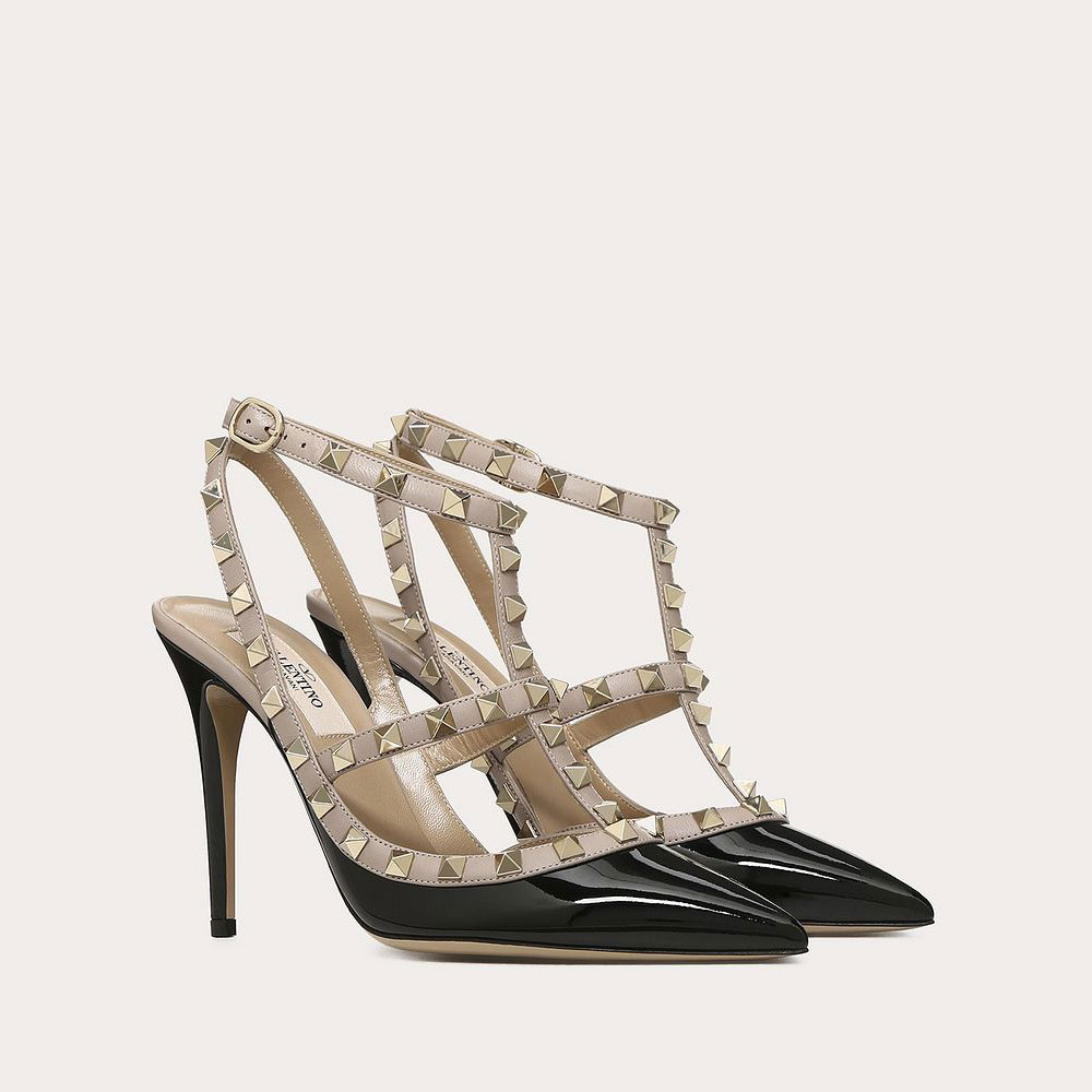 Valentino Garavani Patent Rockstud Caged Pump ZW2S0393VNWN91 - Photo-2