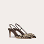 Valentino Garavani Vlogo Signature Slingback Pump In Toile 2W0S0R01EBH6ZN - thumb-2