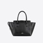 Valentino Garavani Rockstud Noir small double handle bag LW2B0540VB4 0NO - thumb-2