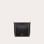 Valentino Mini Rockstud Grainy Calfskin Hobo Bag VW2B0C17VSF0NO - thumb-3