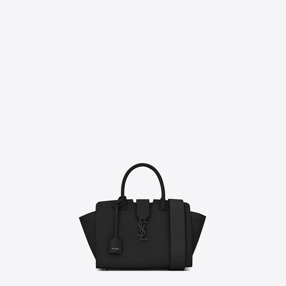 Saint Laurent Baby Downtown Cabas Ysl Bag In Black 45336000PF