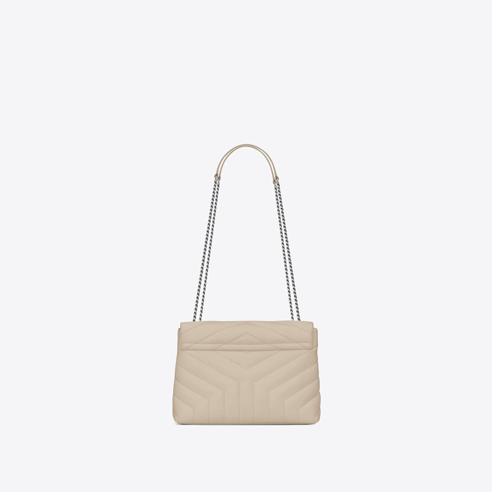 YSL Loulou Small Chain Bag In Quilted Y Leather 494699 DV726 9207 - Photo-3