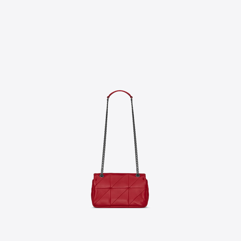 YSL Jamie Small carre Rive Gauche In Lambskin 515820 COP64 6805 - Photo-2