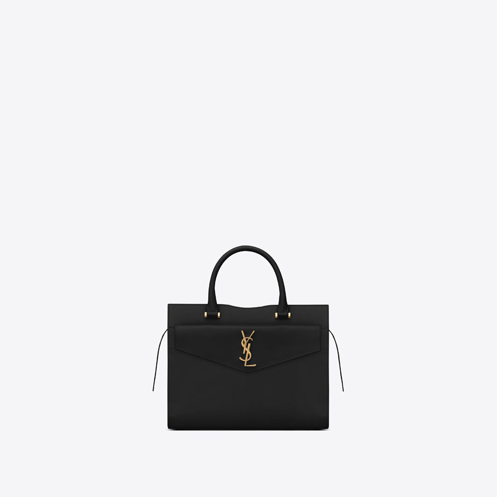 YSL UPTOWN Medium Tote In Shiny Smooth Leather 557653 03P0J 1000