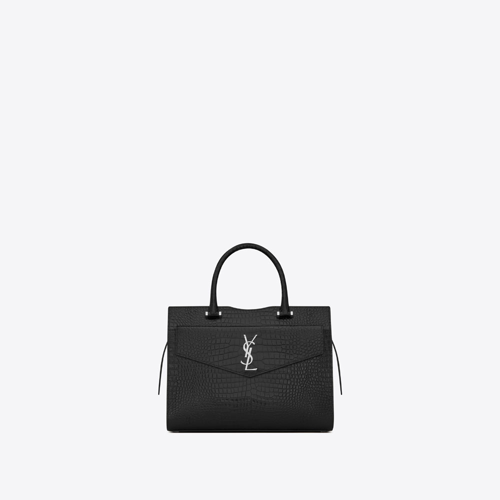 YSL UPTOWN Medium Tote In Shiny Crocodile Leather 557653 DND0N 1000