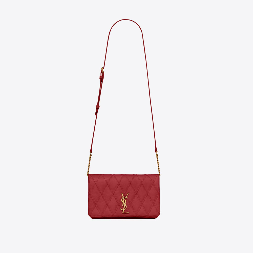 YSL ANGIE Chain Bag In Diamond Quilted Lambskin 568906 03UD7 6805