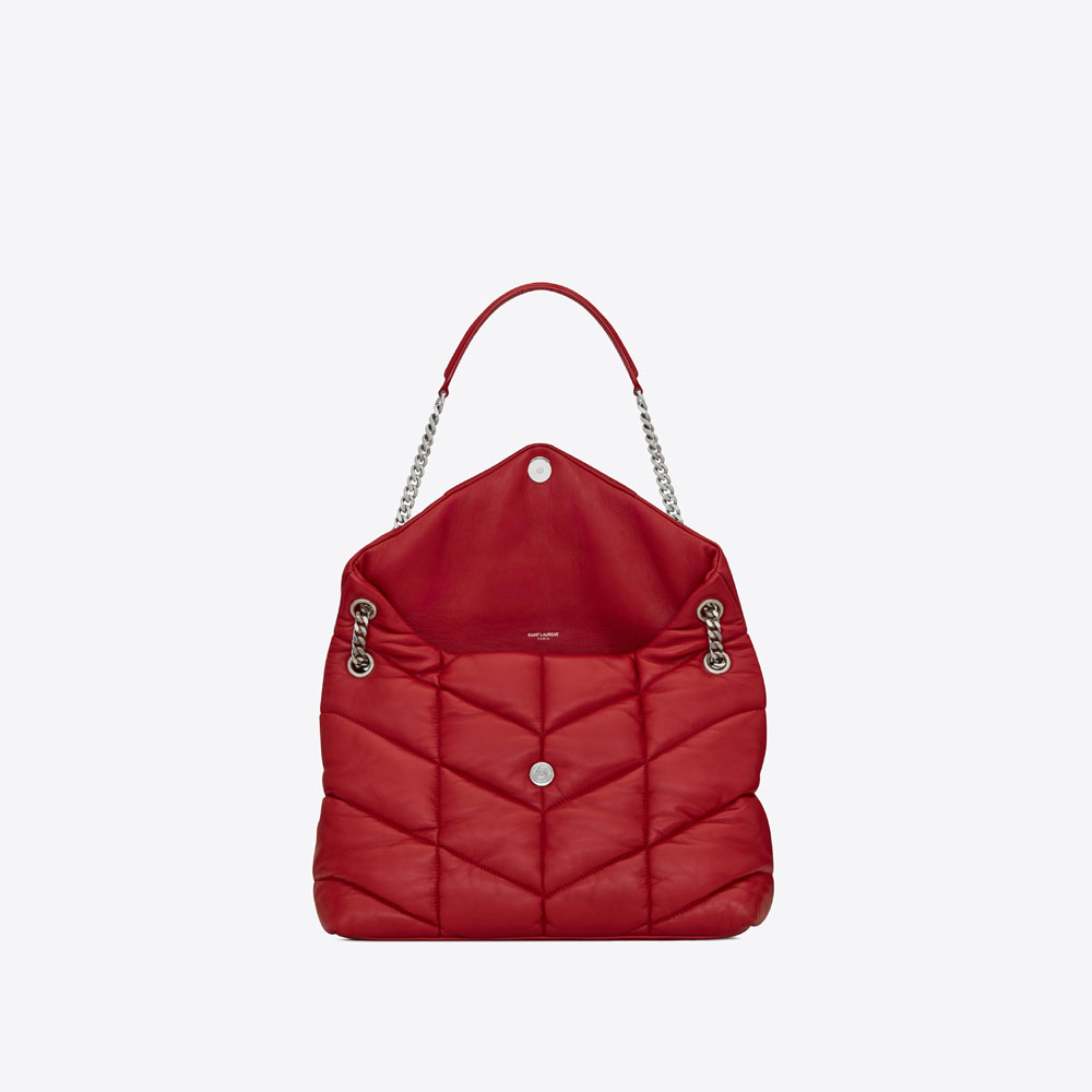 YSL LOULOU PUFFER Medium Bag In Quilted Lambskin 577475 1EL00 6805 - Photo-4