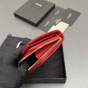 Saint Laurent YSL Logo V-Stitch Compact Zip Red 403723 BOW01 6946 - thumb-5