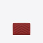 YSL Cassandre Matelasse Small Envelope Wallet In Quilted 414404 AAA44 6008 - thumb-3