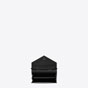 Saint Laurent Monogram Chain Wallet In Black And Dove White 45324746IK - thumb-4