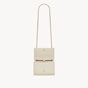 YSL Kate Small Tassel In Crocodile-Embossed Leather In White 474366 DND0J 9207 - thumb-4