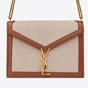 YSL Cassandra Monogram Clasp Bag In Canvas Smooth 532750 HZD2J 9380 - thumb-2