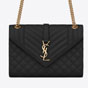YSL Envelope Medium Bag In Mix Matelasse 600185 BOW91 1000 - thumb-2