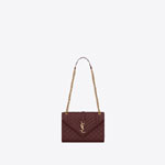 YSL Envelope Medium Chain Bag Grain De Poudre 600185 BOW91 6475