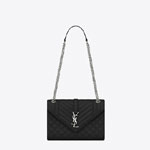 YSL Envelope Medium Bag Mix Matelasse De Poudre Leather 600185 BOW92 1000