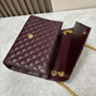 YSL Envelope Medium In Grain De Poudre Leather 600185 BOW97 6195 - thumb-3