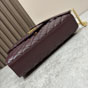 YSL Envelope Medium In Grain De Poudre Leather 600185 BOW97 6195 - thumb-5
