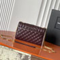 YSL Envelope Small In Grain De Poudre Leather 600195 BOW97 6195 - thumb-3