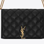 YSL Becky Mini Chain Bag In Carre Quilted Lambskin 629246 1D319 1000 - thumb-2