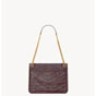 YSL Niki Medium In Vintage Leather in Burgundy 633184 0EN07 6195 - thumb-4