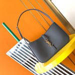 YSL Le 5 A 7 In Smooth Leather in Grey 657228 2R20W 1112