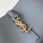 YSL Le 5 A 7 In Smooth Leather in Grey 657228 2R20W 1112 - thumb-4