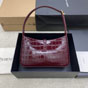 YSL Le 5 A 7 In Crocodile-embossed Patent Leather 657228 AAGKR 6581 - thumb-2