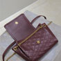 YSL Mini Nolita In Lambskin in Burgundy 672738 AAEAX 6197 - thumb-4