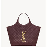 YSL Icare In Quilted Nappa in Burgundy 698651 AAANG 6195