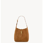 YSL Le 5 A 7 Supple Small In Suede in Brown 713938 1U80W 2916