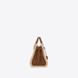 YSL Supple Sac De Jour Medium In Suede Shearling 717446 11ZZW 2281 - thumb-3