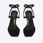YSL Cassandra Sandals In Smooth Leather 731606 DWETT 1000 - thumb-2