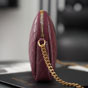 YSL Gaby Zipped Pouch In Quilted Lambskin 733667 1EL07 6195 - thumb-5