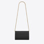YSL Cassandre Matelasse Carre Chain Wallet In Quilted 743346 AABVP 1000 - thumb-4