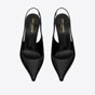 YSL Vendome SLingback Pumps In Glazed Leather 755208 AAAZY 1000 - thumb-2