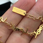 YSL Cassandre Multi-Charm Bracelet In Gold 757664 Y1500 8030 - thumb-2