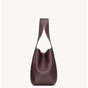 YSL Le 5 A 7 Bea In Grained Leather in Burgundy 763435 AAAUQ 6988 - thumb-3