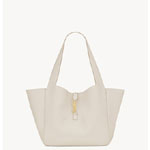 YSL Le 5 A 7 Bea In Grained Leather in Off white 763435 AADUV 9275