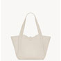 YSL Le 5 A 7 Bea In Grained Leather in Off white 763435 AADUV 9275 - thumb-4